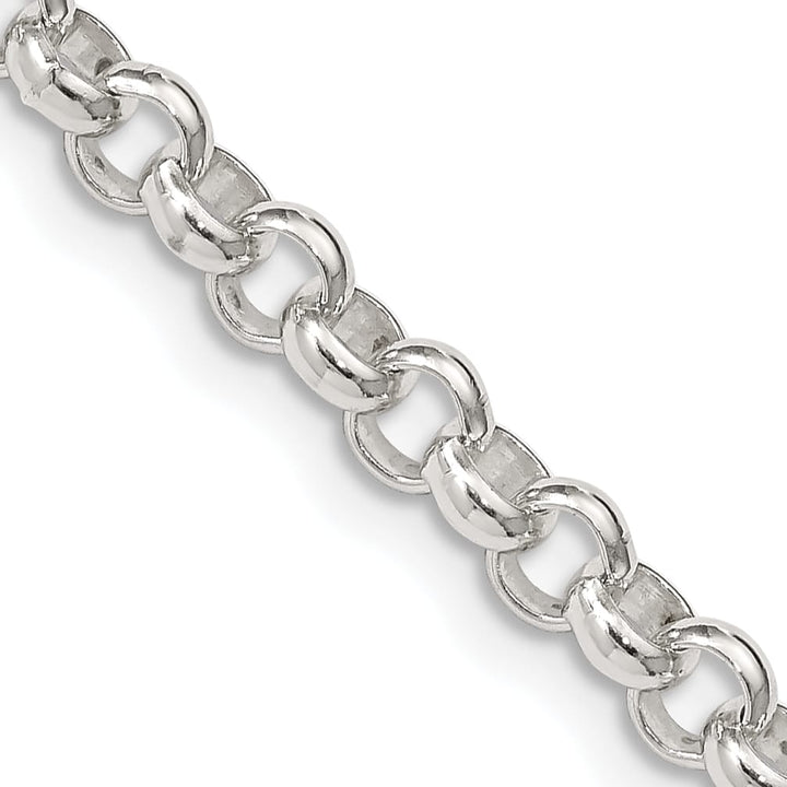Sterling Silver 4.6mm Rolo Chain 36 Inch