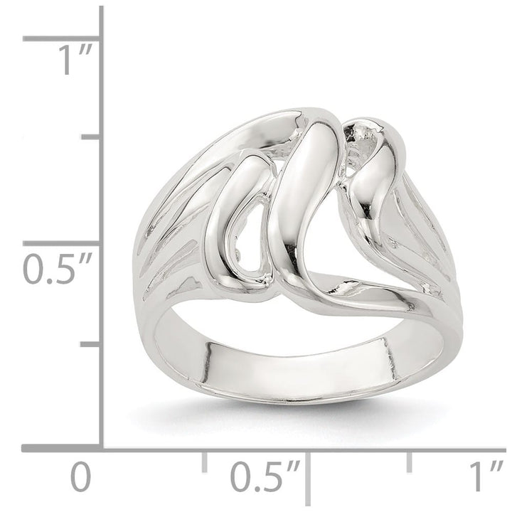 Sterling Silver 4 mm Fancy Ring