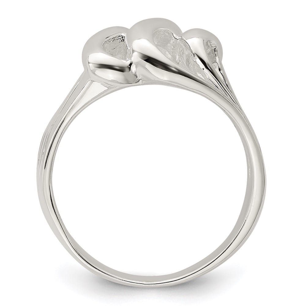 Sterling Silver 4 mm Fancy Ring
