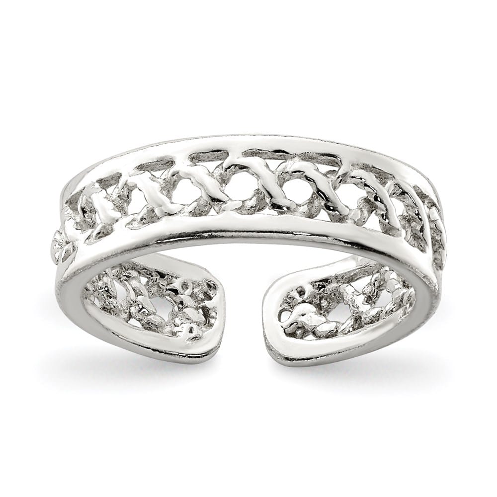 Sterling Silver 4 mm Solid Toe Ring