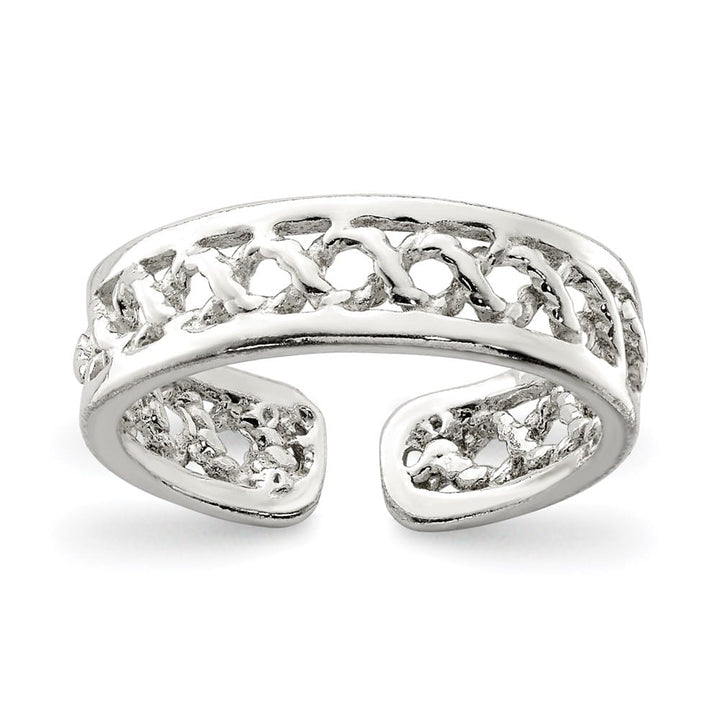 Sterling Silver 4 mm Solid Toe Ring