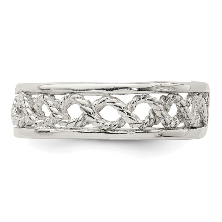 Sterling Silver 4 mm Solid Toe Ring