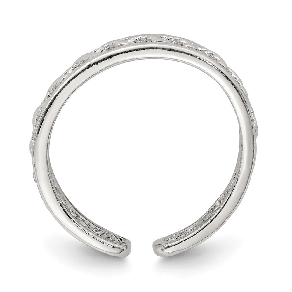 Sterling Silver 4 mm Solid Toe Ring