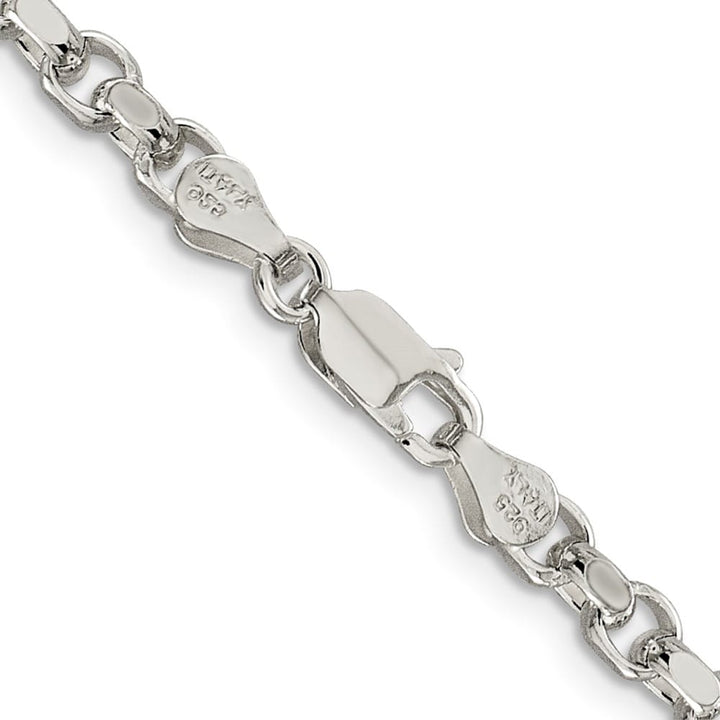 Sterling Silver 4mm D.C. Rolo Chain