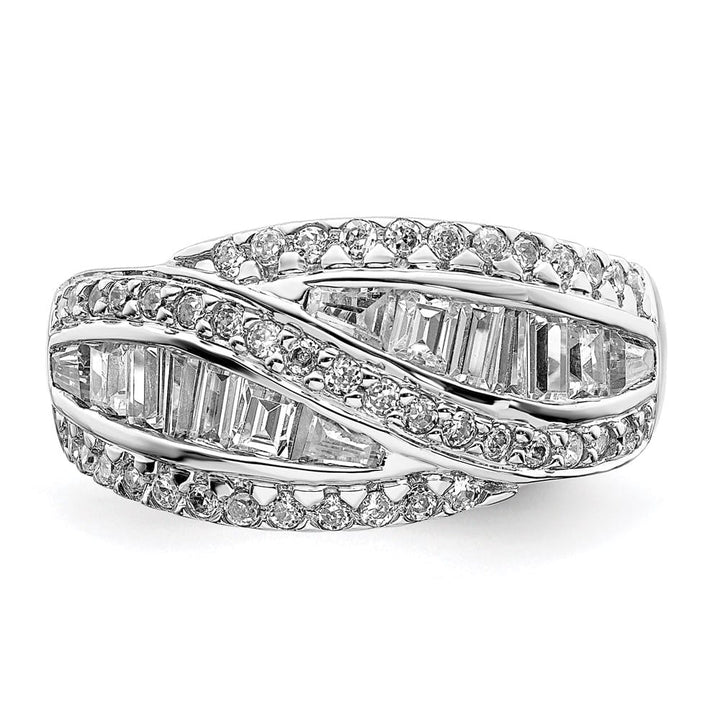 Sterling Silver 5.18 g CZ Ring