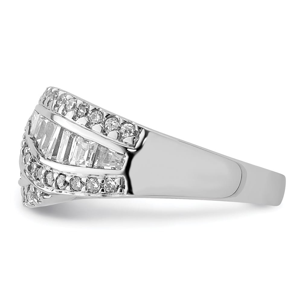 Sterling Silver 5.18 g CZ Ring