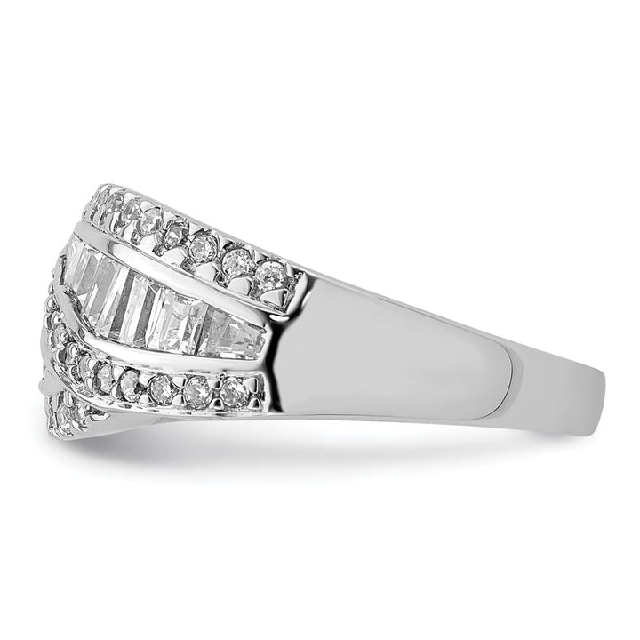 Sterling Silver 5.18 g CZ Ring