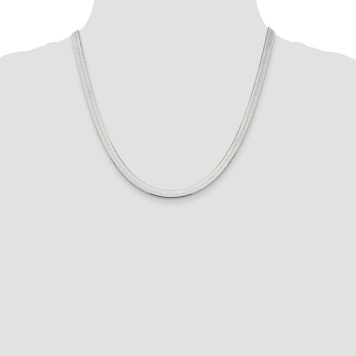 Sterling Silver 5.25mm Magic Herringbone Chain Size 20