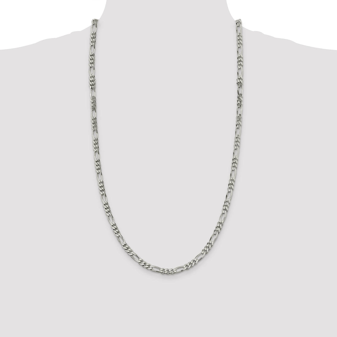 Sterling Silver 5.5mm Figaro Chain