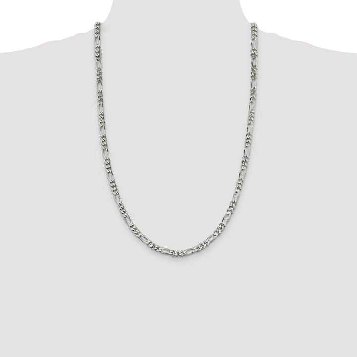 Sterling Silver 5.5mm Figaro Chain
