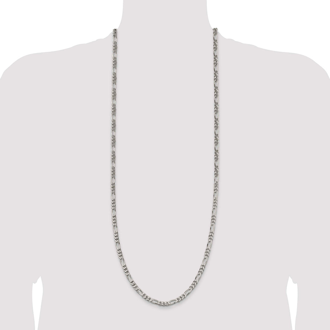 Sterling Silver 5.5mm Figaro Chain
