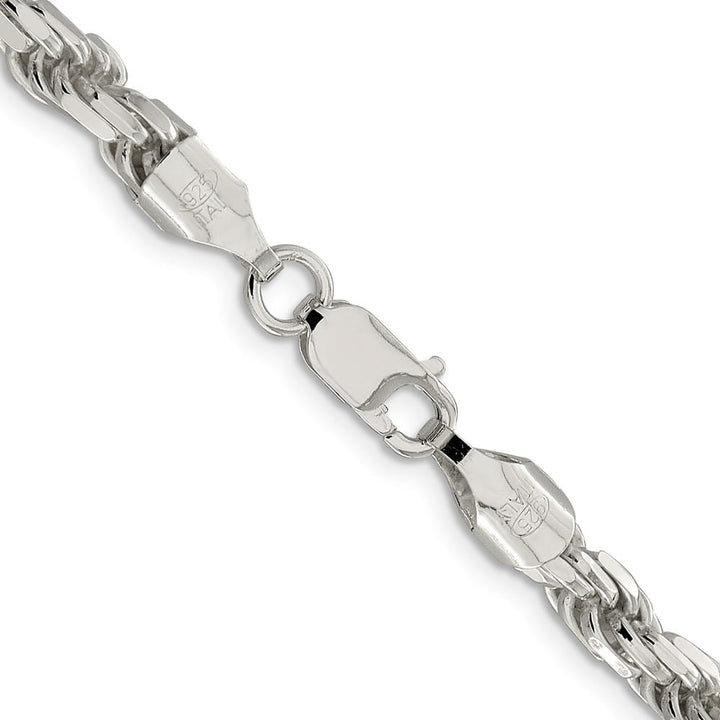Sterling Silver 5.75mm D.C. Rope Chain