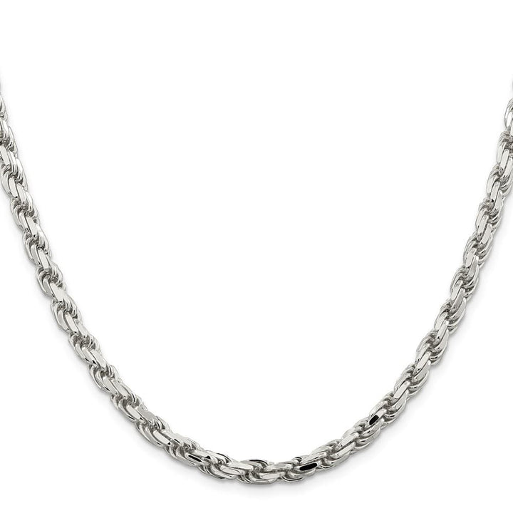 Sterling Silver 5.75mm D.C. Rope Chain