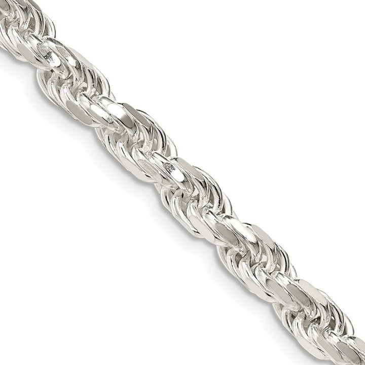Sterling Silver 5.75mm D.C. Rope Chain