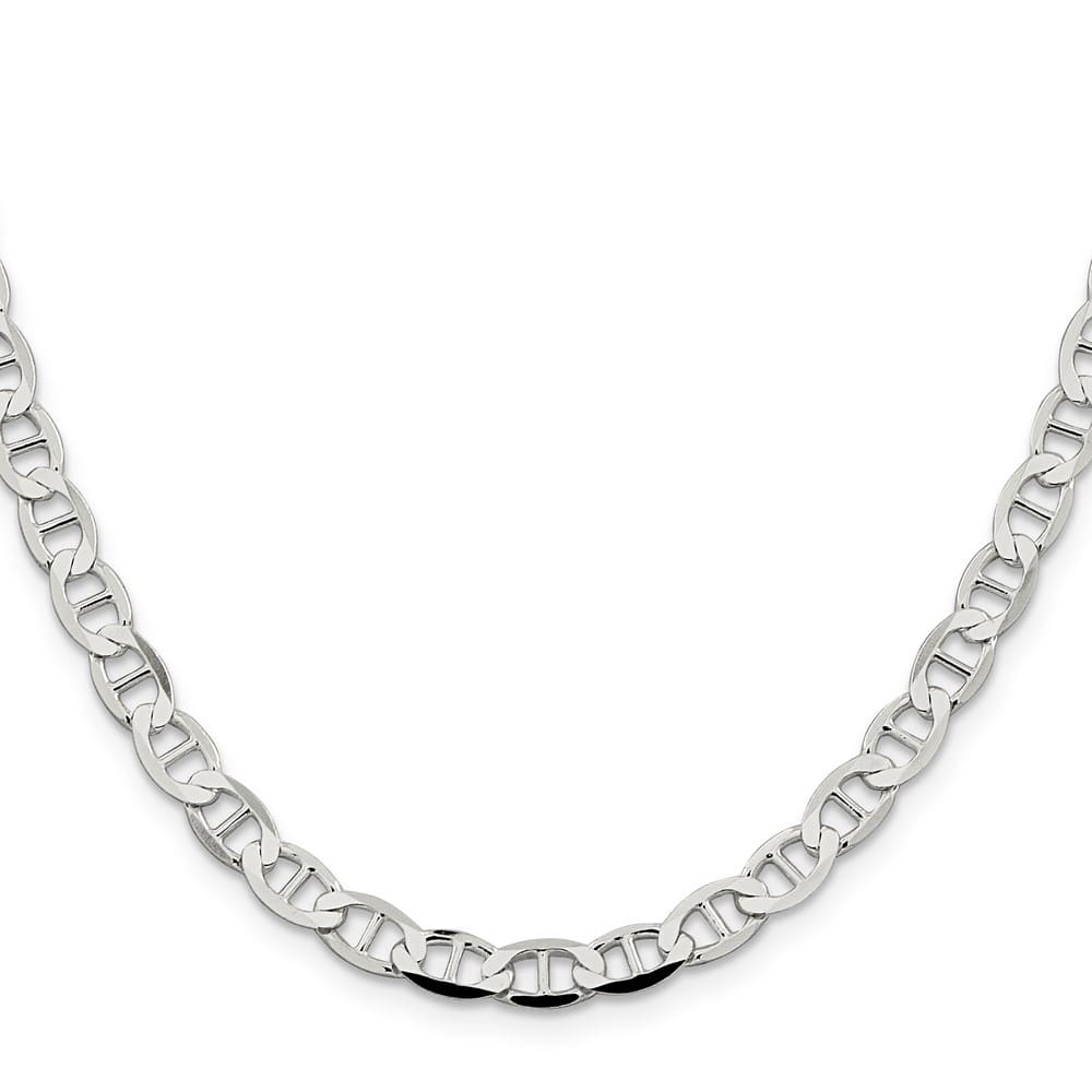 Sterling Silver 5.7mm Flat Anchor Chain
