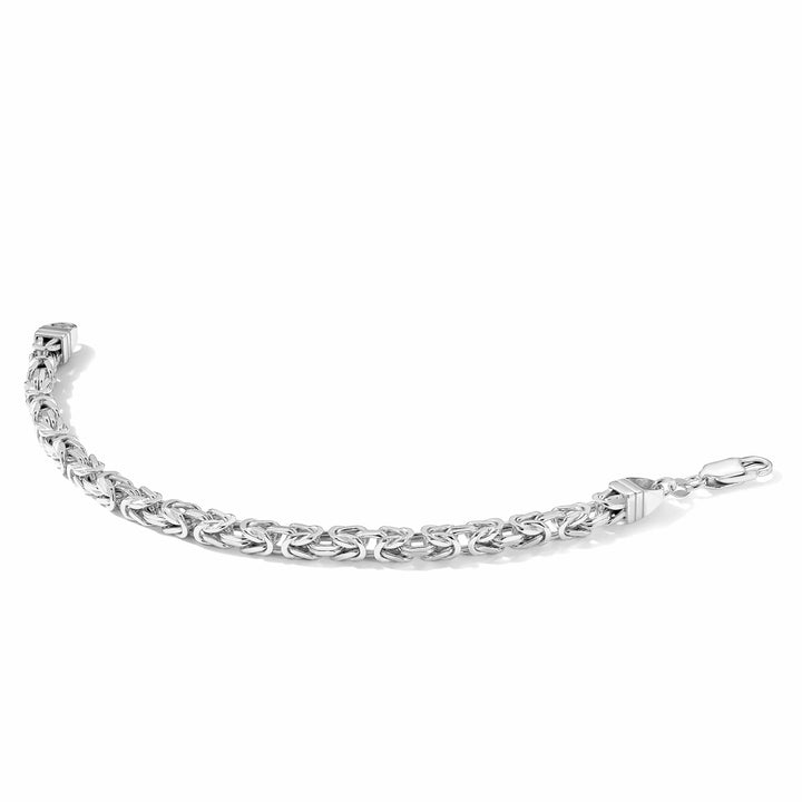 Sterling Silver 5mm Byzantine Bracelet