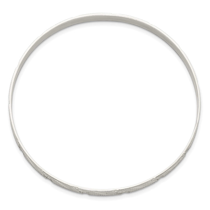 Sterling Silver 5mm D.C. Slip-on Bangle