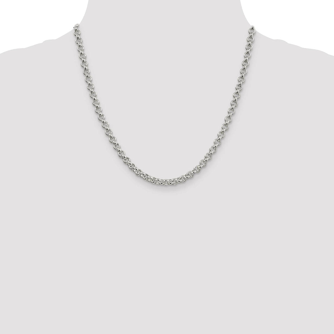 Sterling Silver 5mm Rolo Chain