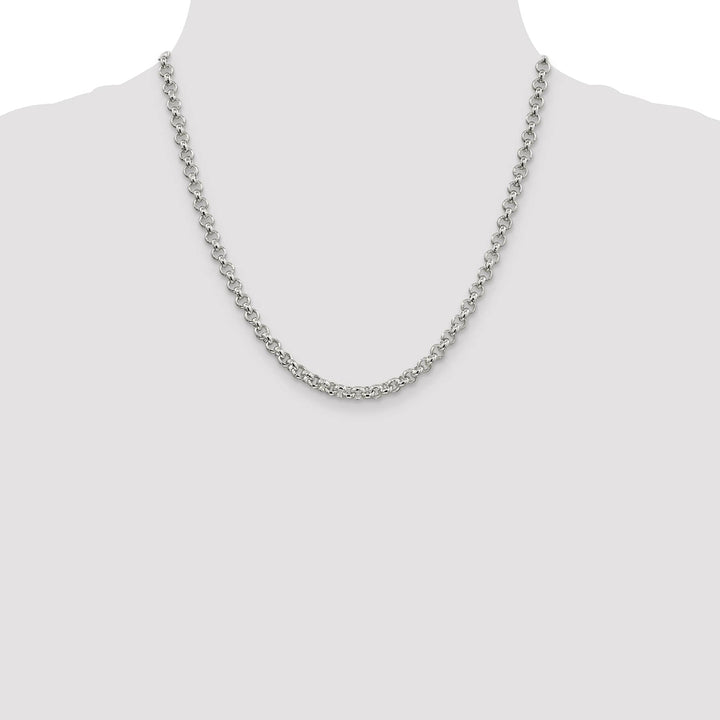 Sterling Silver 5mm Rolo Chain