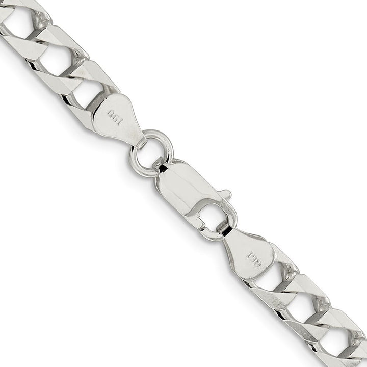 Sterling Silver 6.25mm D.C. Square Curb Chain