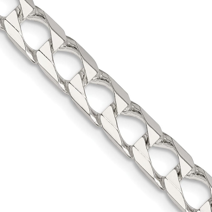 Sterling Silver 6.25mm D.C. Square Curb Chain