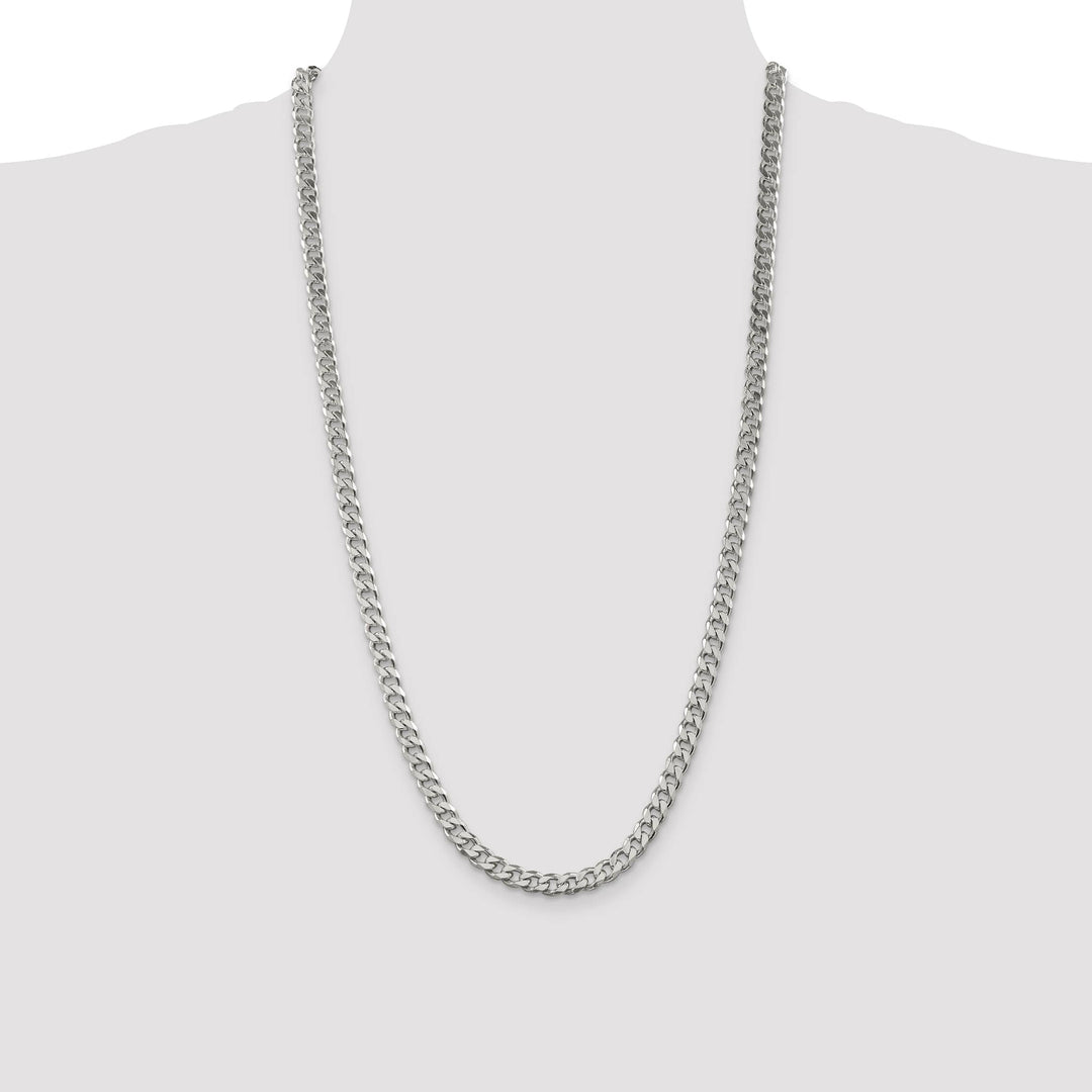 Sterling Silver 6.5mm Curb Chain