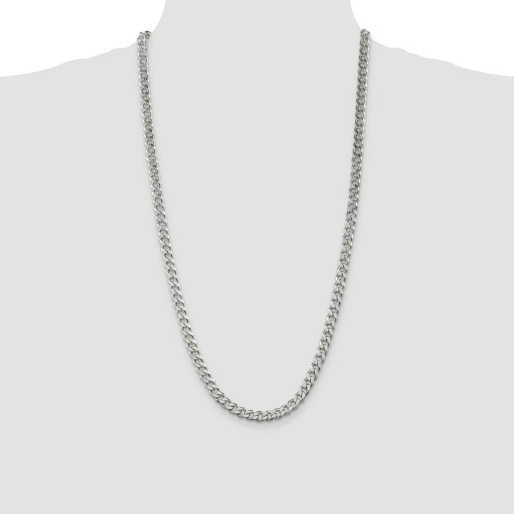 Sterling Silver 6.5mm Curb Chain