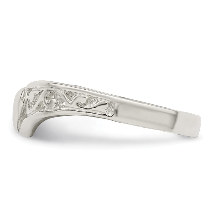 Sterling Silver 6 mm Heart Ring