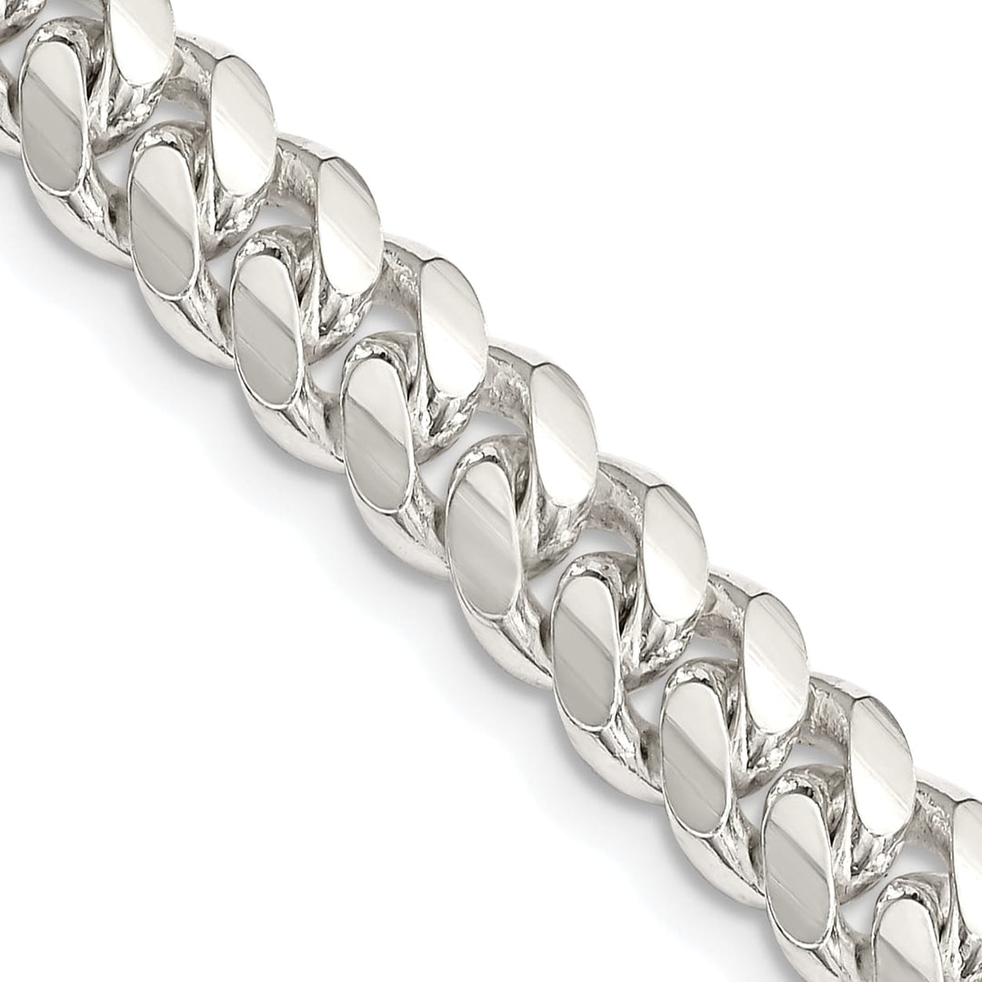 Sterling Silver 7.0mm Polished Domed Curb Chain 26 Inch
