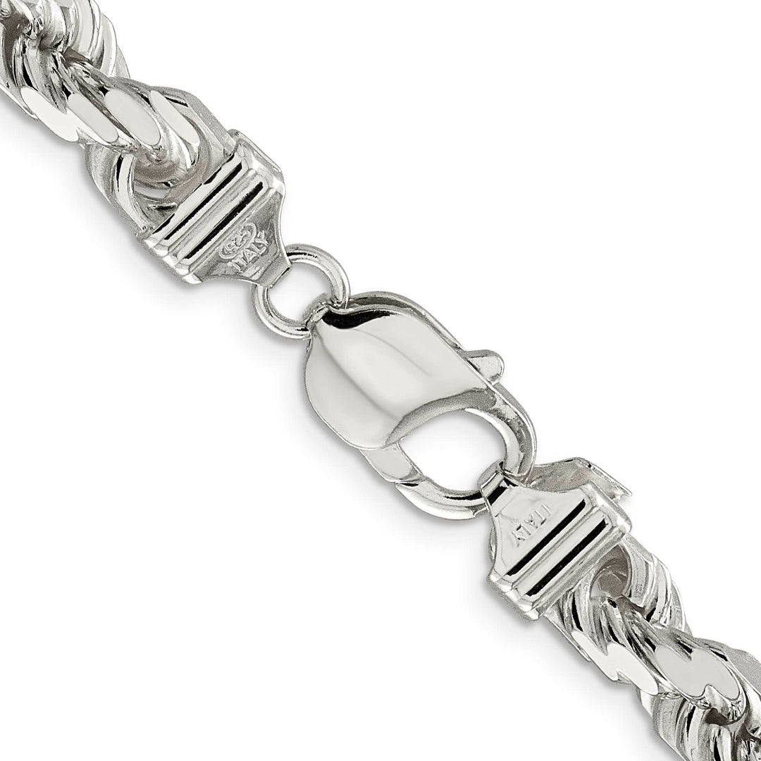 Sterling Silver 7.8mm D.C. Rope Chain