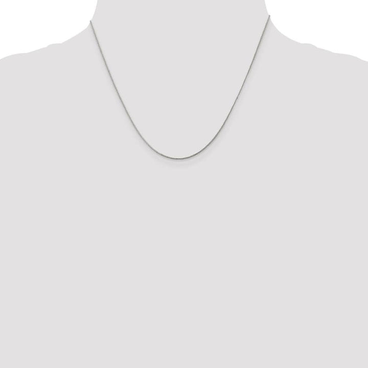 Sterling Silver .8mm Curb Chain Size 18