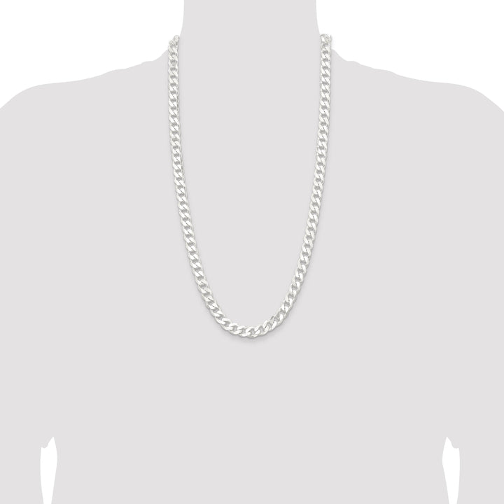 Sterling Silver 9.3mm Curb Chain