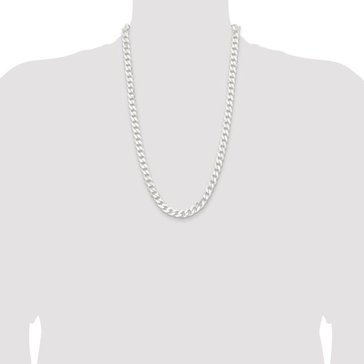 Sterling Silver 9.3mm Curb Chain