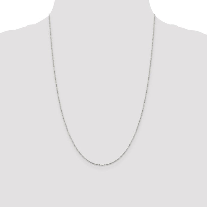 Sterling Silver .95mm D.C. Forzantine Cable Chain Size 24