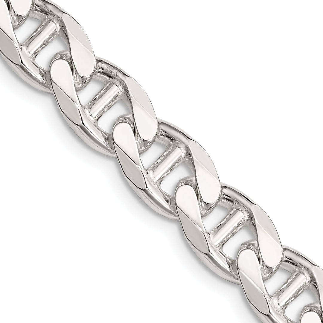 Sterling Silver 9mm D.C. Flat Anchor Curb Chain