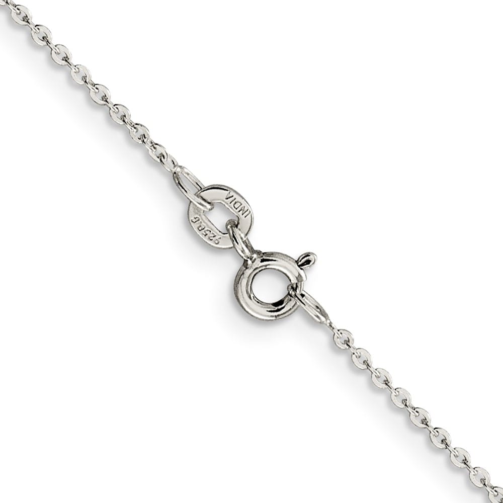 Sterling Silver .9mm Flat Link Cable Chain