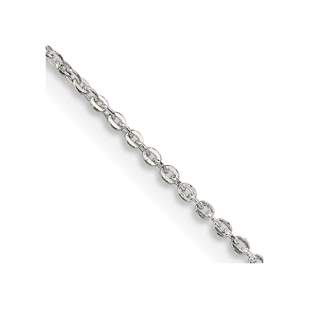 Sterling Silver .9mm Flat Link Cable Chain