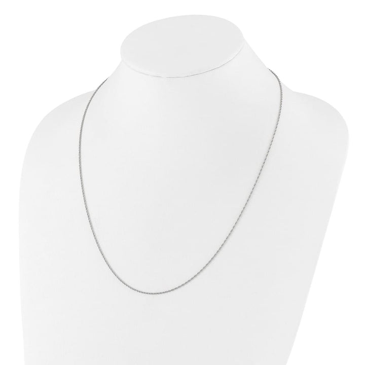 Sterling Silver Adjustable 1.35mm Loose Rope Chain