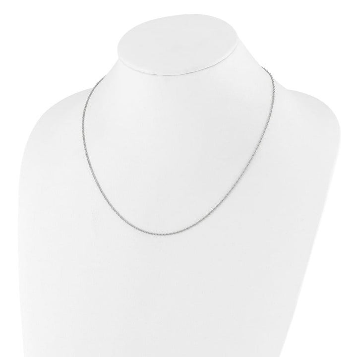 Sterling Silver Adjustable 1.35mm Loose Rope Chain