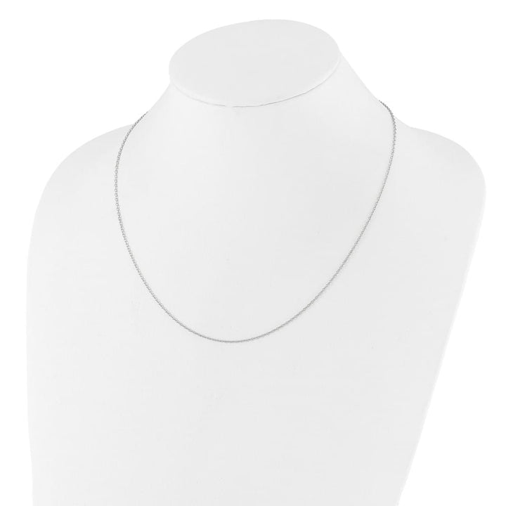 Sterling Silver Adjustable 1.4mm Cable Chain