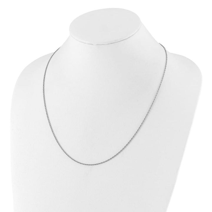 Sterling Silver Adjustable 1.55mm Loose Rope Chain