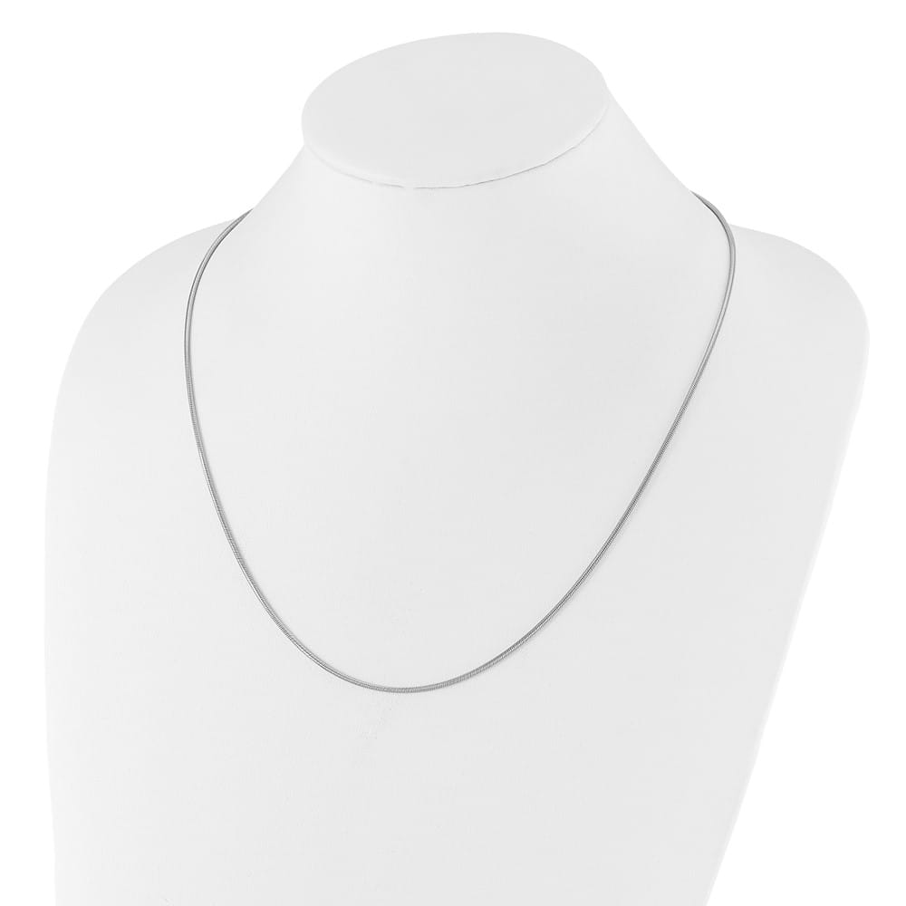 Sterling Silver Adjustable 1.6mm Snake Chain