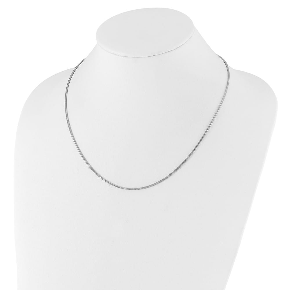 Sterling Silver Adjustable 1.6mm Snake Chain