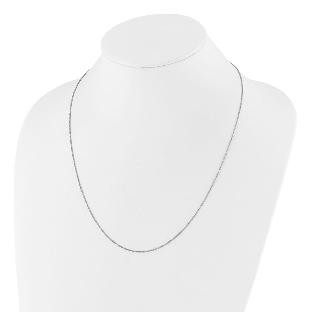 Sterling Silver Adjustable 1mm Spiga Chain