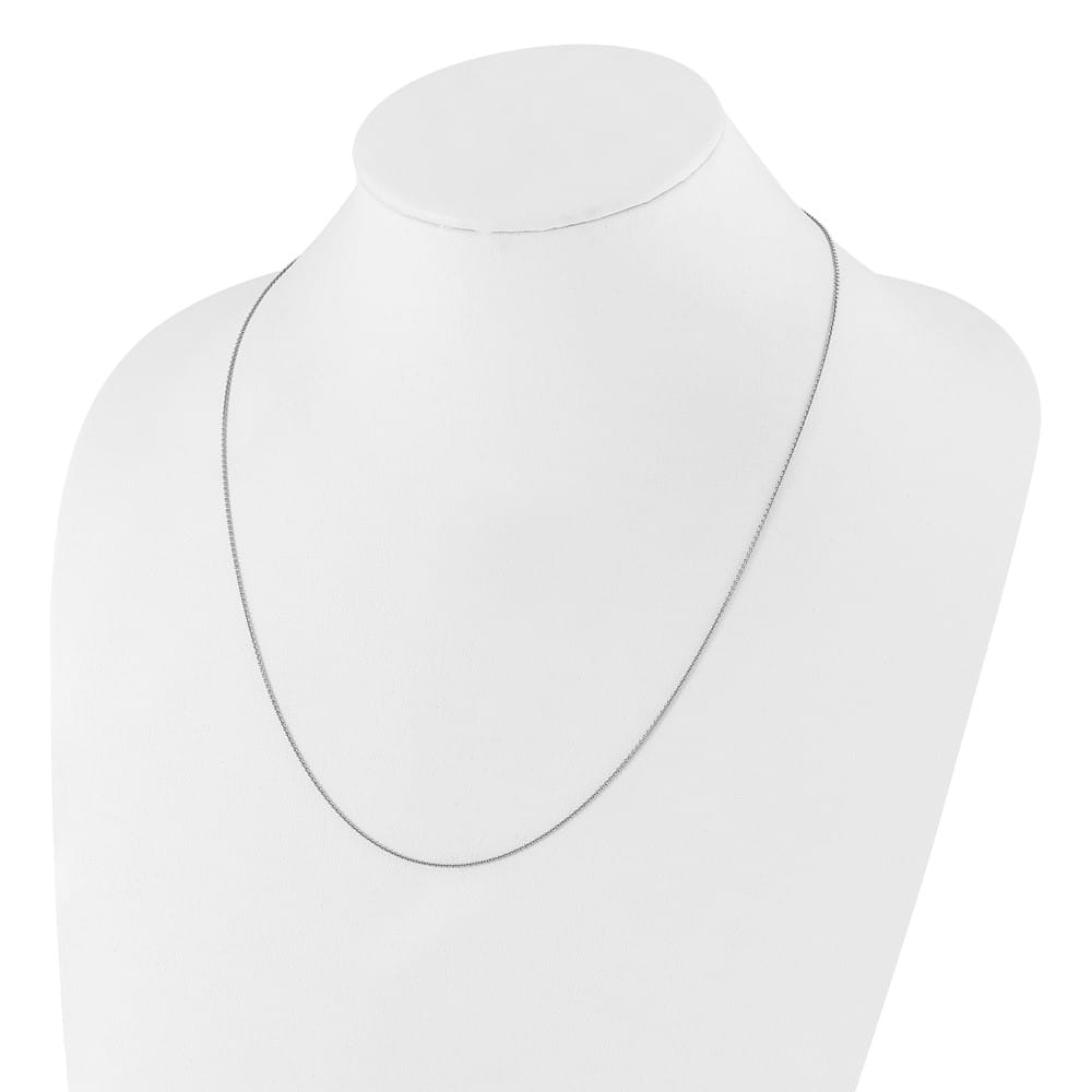 Sterling Silver Adjustable .95mm Rolo Chain