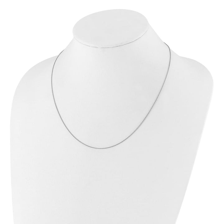 Sterling Silver Adjustable .95mm Rolo Chain