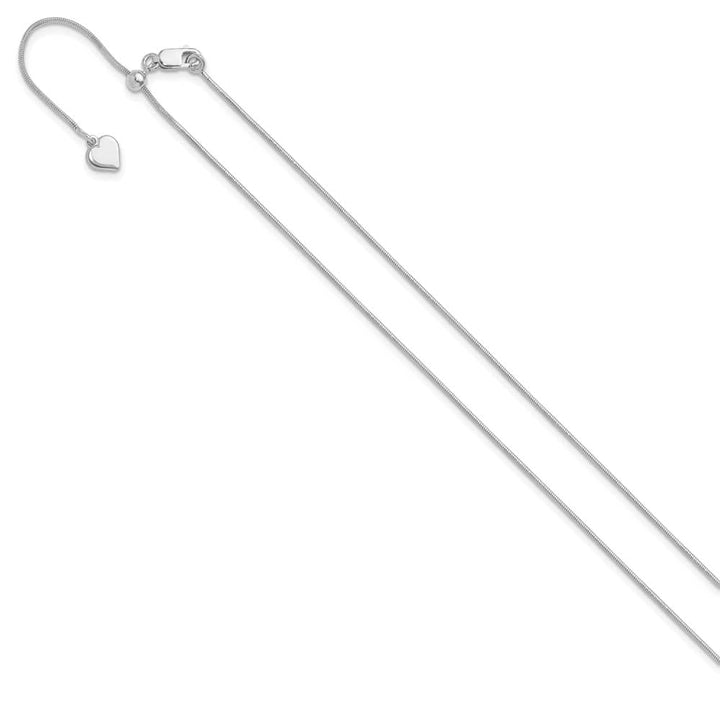 Sterling Silver Adjustable .95mm Snake Chain