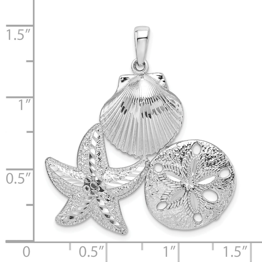 Sterling Silver and D.C. Sea Life Pendant