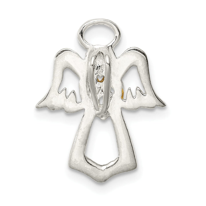 Sterling Silver and Gold-tone Angel Chain Slide