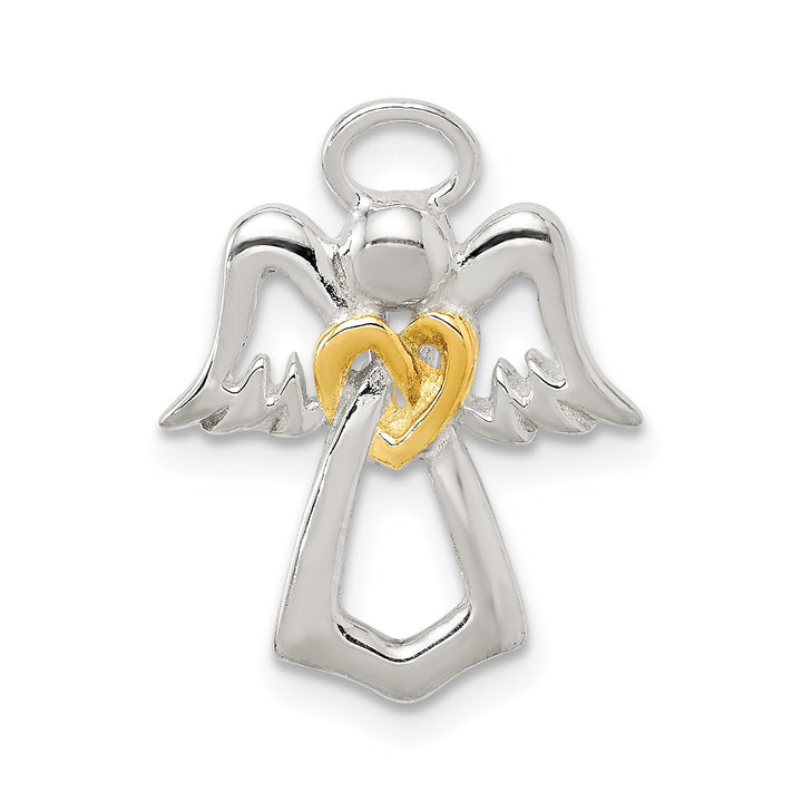 Sterling Silver and Gold-tone Angel Chain Slide